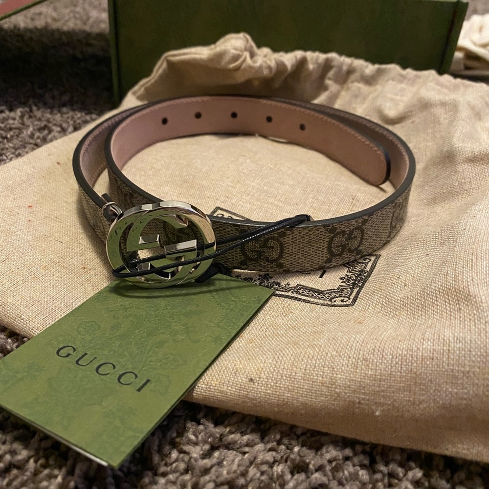 Brand New with Tags Children’s Gucci GG Supreme Belt